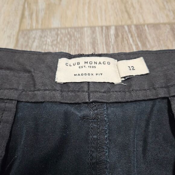 Club Monaco Maddox Fit Shorts Mens Navy Blue Size 32 - Picture 7 of 8